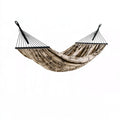 Amaca 300 x 150 cm in tessuto beige mimetico con barre distensive per esterno